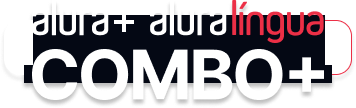o combo+ é a junção do alura+ e o alura lingua